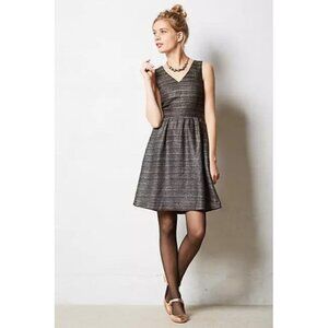 Anthropologie Moulinette Soeurs Glissade Shimmer‎ Tweed Dress Women's Size 2